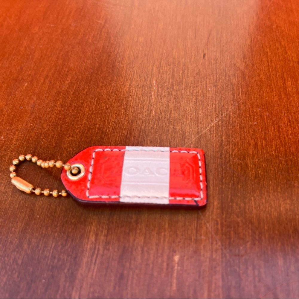 Coach Leather Tags/Keychains - Picture 3 of 7